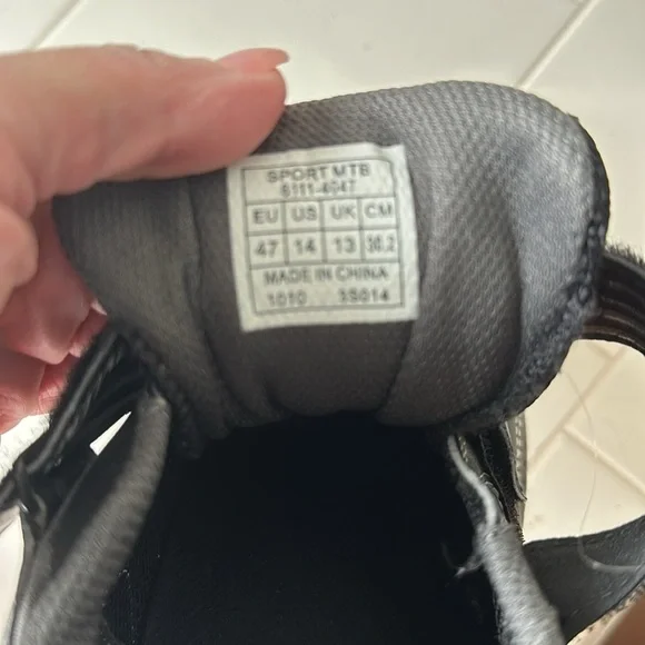 Specialized Body Geometry MTB Sport Black 6111-4047 Cycling Shoes Mens 14 - Picture 2 of 4